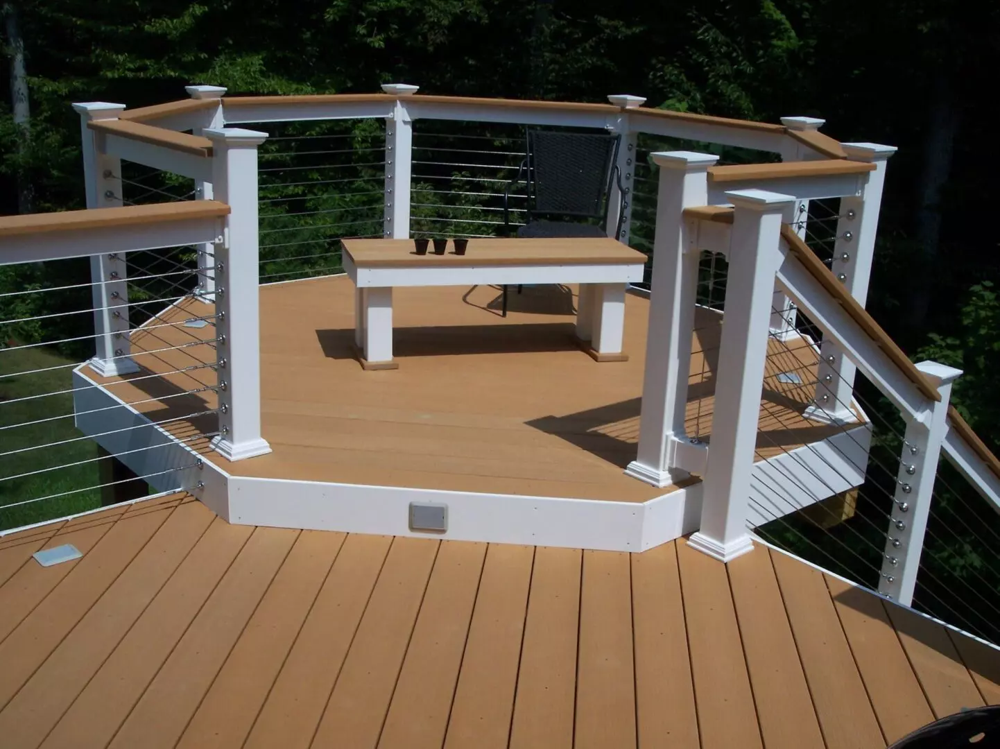 Elevated octagon deck